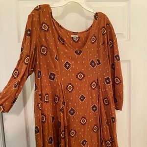 Urban outfitters ecote 3/4 sleeve dress